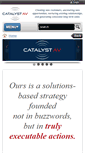 Mobile Screenshot of catalystav.com